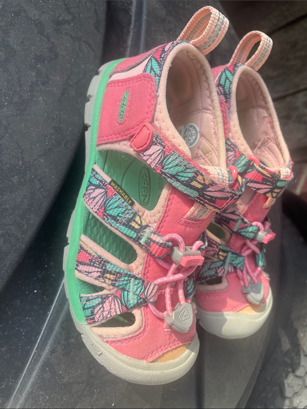Keen Kids Rose and Peach Pearl Seacamp Sandals - Picture 7 of 9